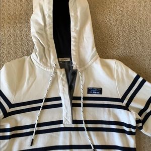 LL Bean Hooded Rugby